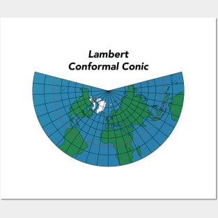 Lambert Projection Posters and Art